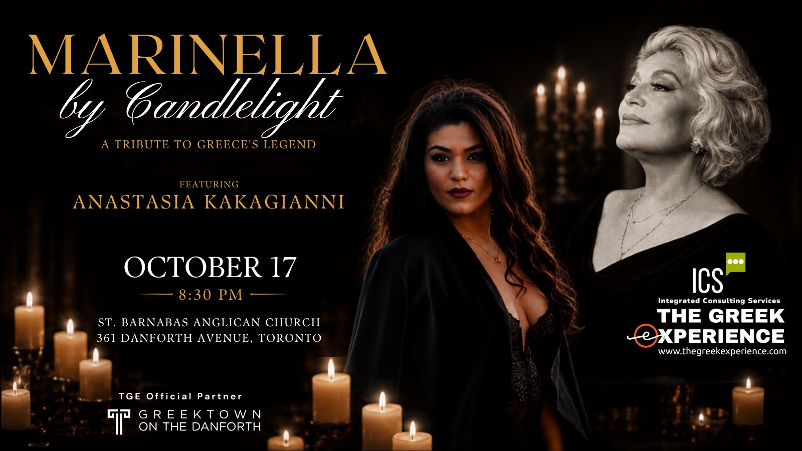 Marinella by Candlelight: A Tribute to Greece's Legend