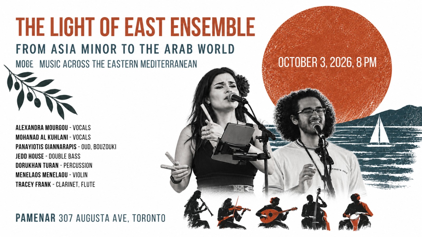 The Light of East Ensemble: Music Across the Eastern Mediterranean