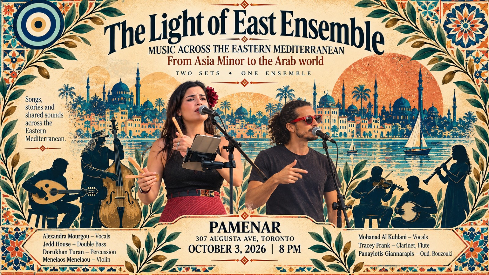 Cover image for The Light of East Ensemble: Music Across the Eastern Mediterranean