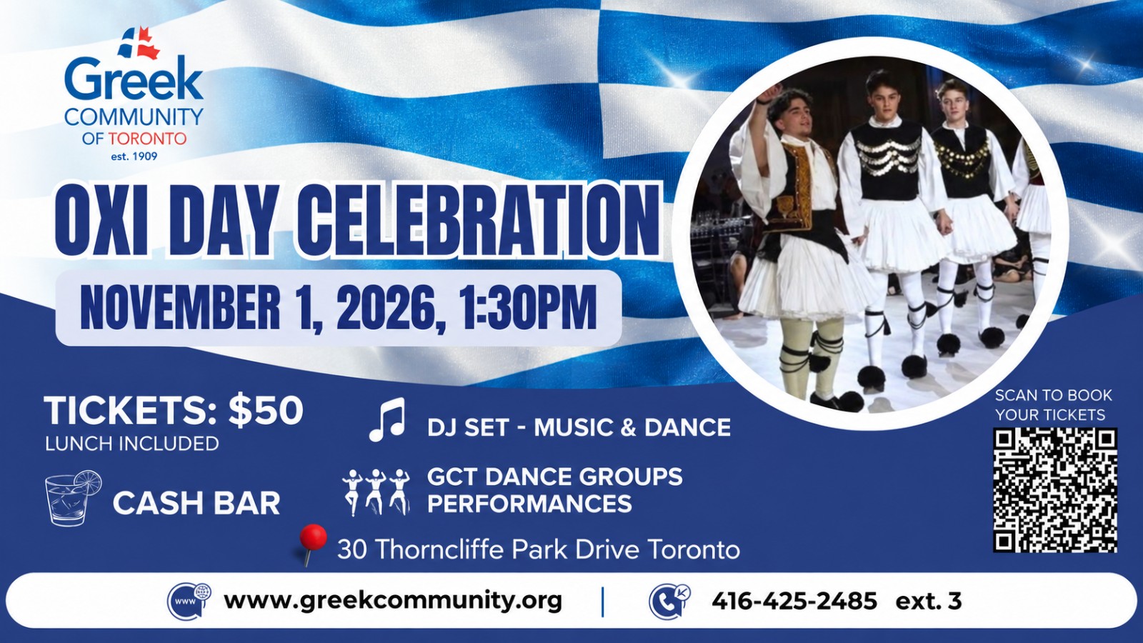 OXI Day Celebration 2026 by the Greek Community of Toronto