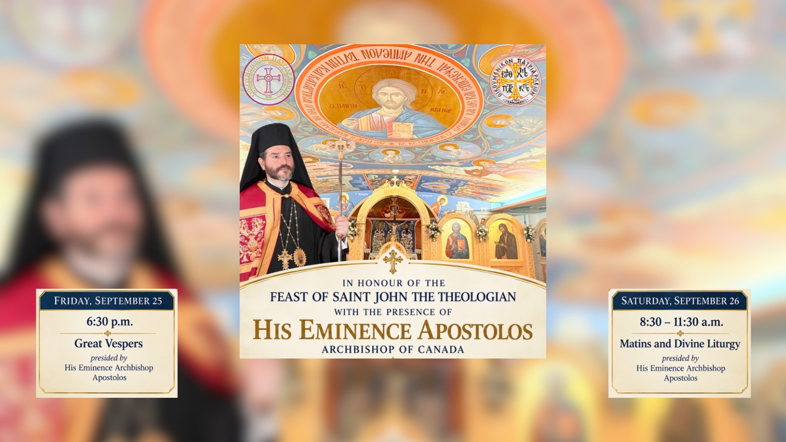 St John Theologian Feast Day