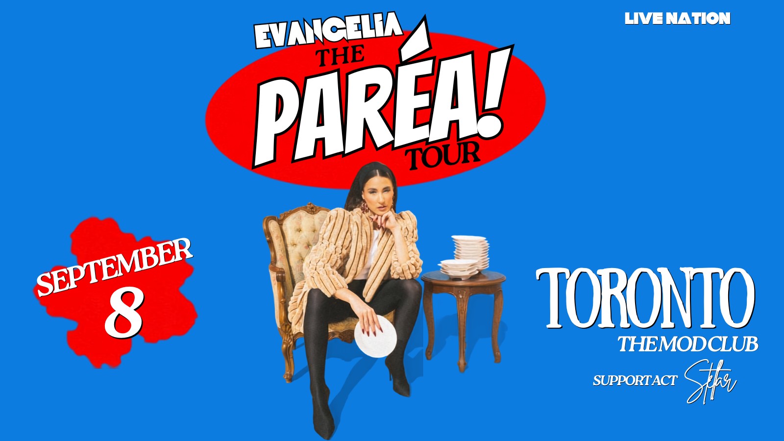 Cover image for Evangelia| The Parea Tour | Toronto